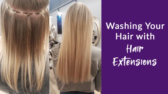 washing-Keratin-Bond-Hair-Extensions